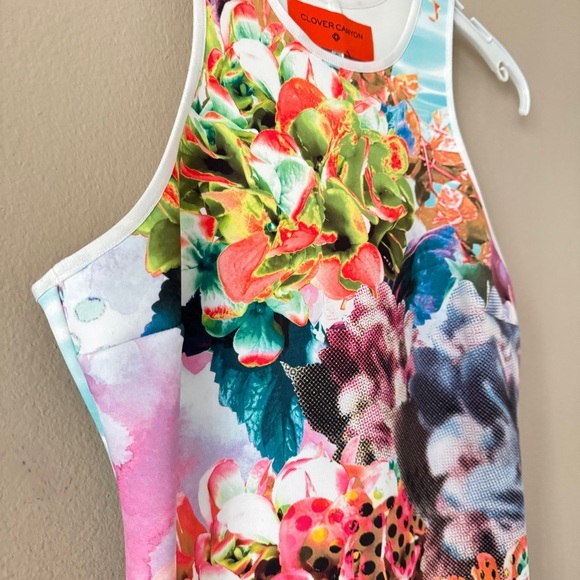 NWT Clover Canyon Pool Flower dress S - Picture 4 of 6